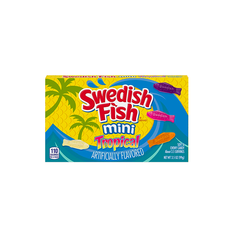 Swedish Fish Tropical 99G Theater Box – EZY CANDY