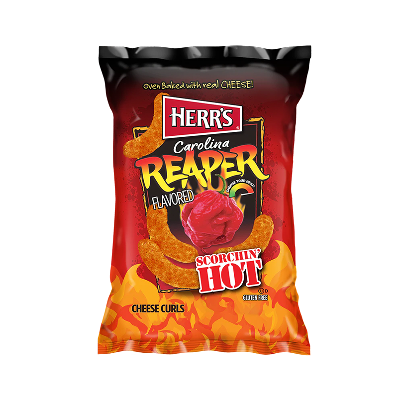 Herr's Carolina Reaper Cheese Curls