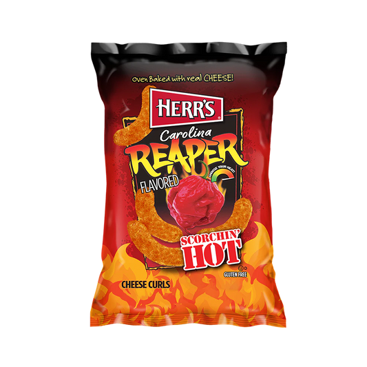 Herr's Carolina Reaper Cheese Curls