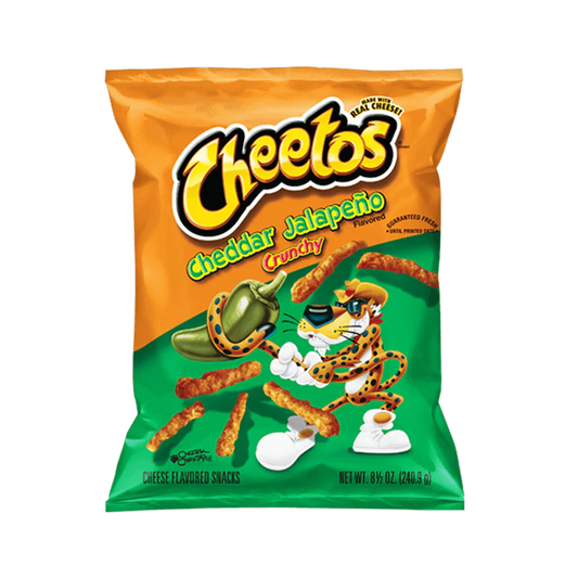 Cheetos Crunchy Cheddar Jalapeno Cheese Flavored Snacks