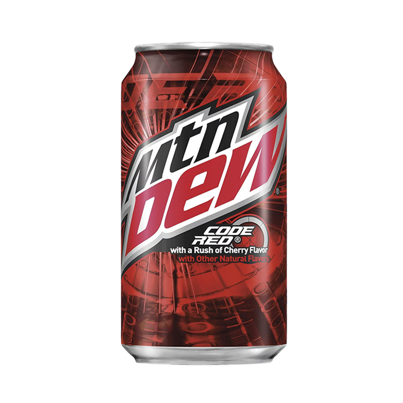 Mountain Dew Code Red Soda 355ml