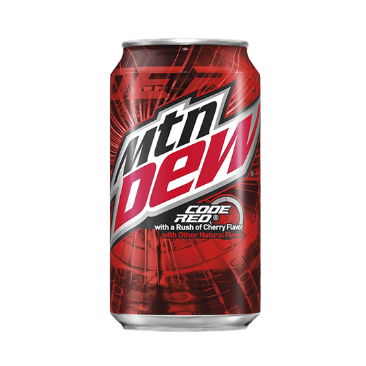 Mountain Dew Code Red Soda 355ml