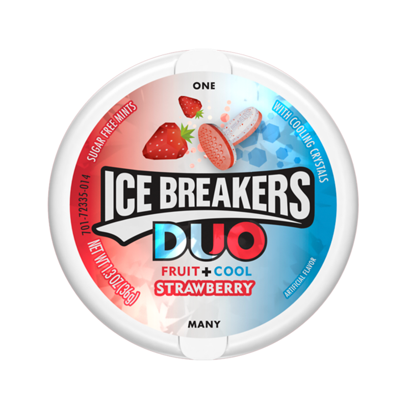 Ice Breakers DUO Strawberry Sugar Free Mints