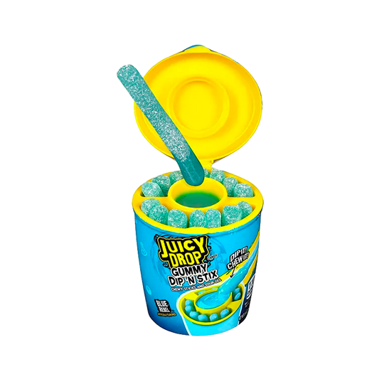 Juicy Drop Gummy Dip 'N Stix Sour Dipping Gel Candy 96g