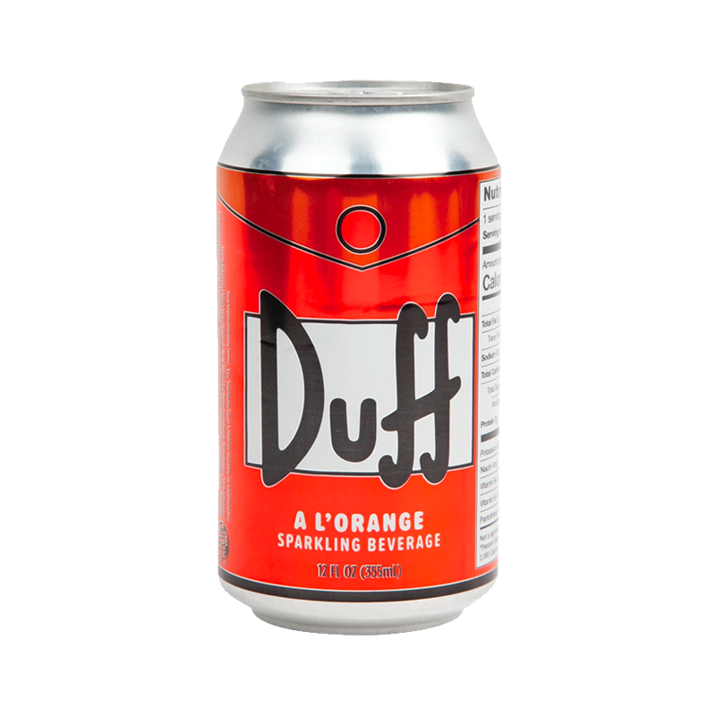 Duff A L'Orange Sparkling Beverage 355ml