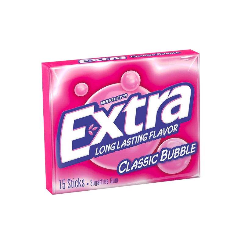 Extra Classic Bubble Sugarfree Chewing Gum