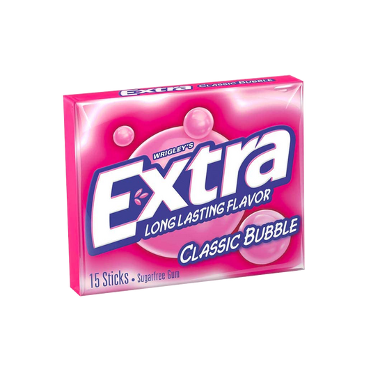 Extra Classic Bubble Sugarfree Chewing Gum