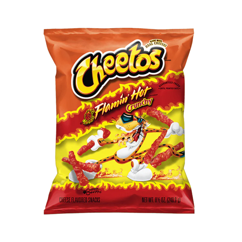 Cheetos Crunchy Flamin Hot Cheese Flavored Snacks