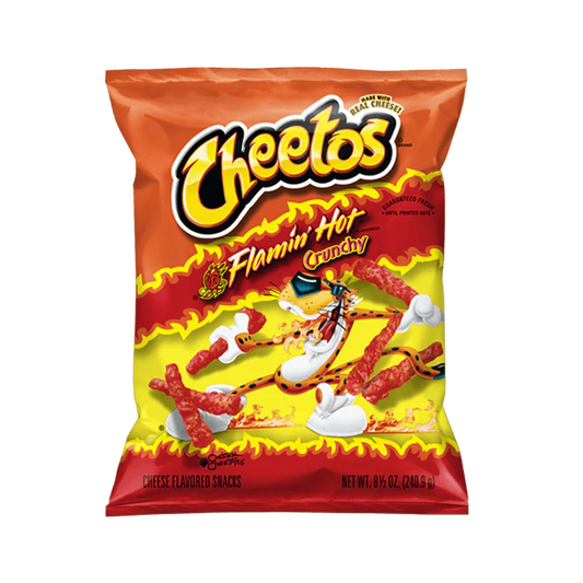 Cheetos Crunchy Flamin Hot Cheese Flavored Snacks