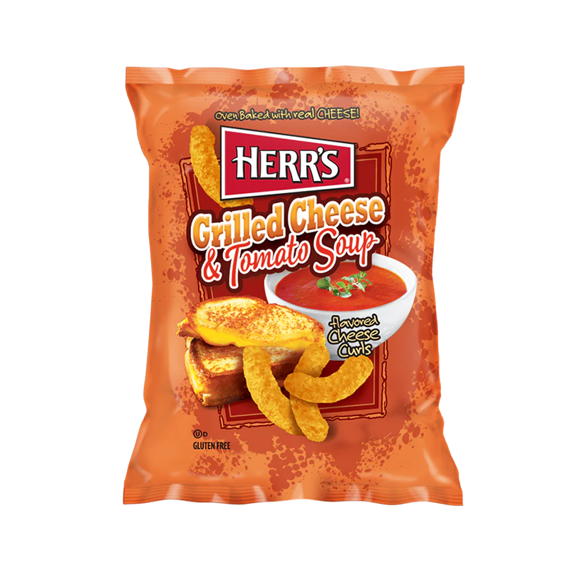 Herr's Grilled Cheese & Tomato Soup Cheese Curls