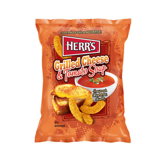 Herr's Grilled Cheese & Tomato Soup Cheese Curls