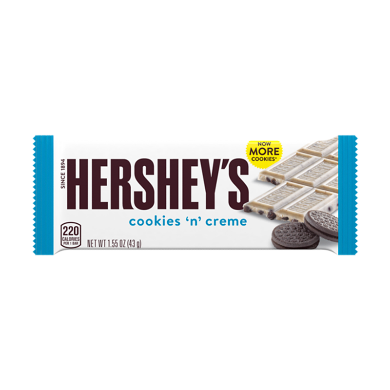 Hershey's Cookies N Cream Candy Bar 43g