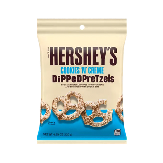 Hershey's Cookies N Cream Dipped Pretzels