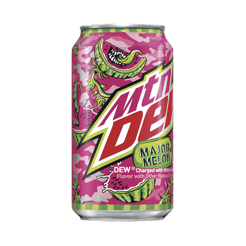 Mountain Dew Major Melon Soda 355ml