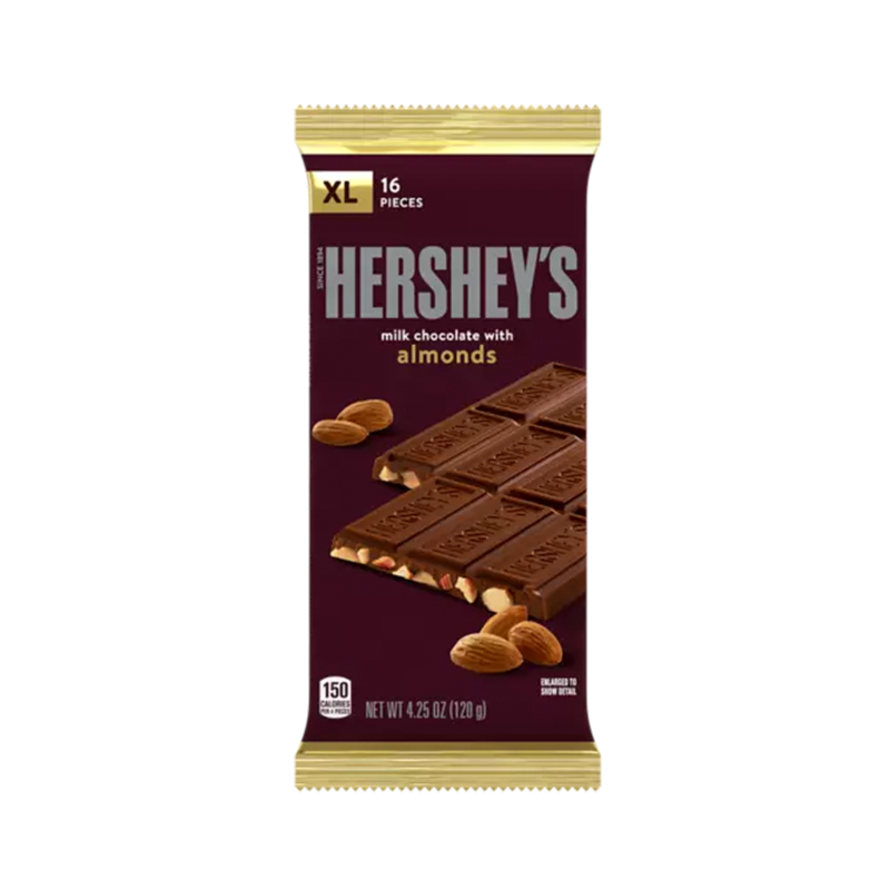 Hershey's Milk Chocolate with Almonds Candy Bar