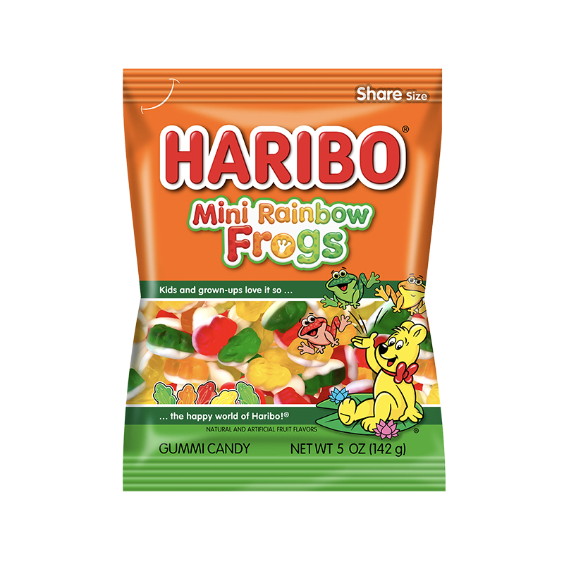 Haribo Mini Rainbow Frogs 142g