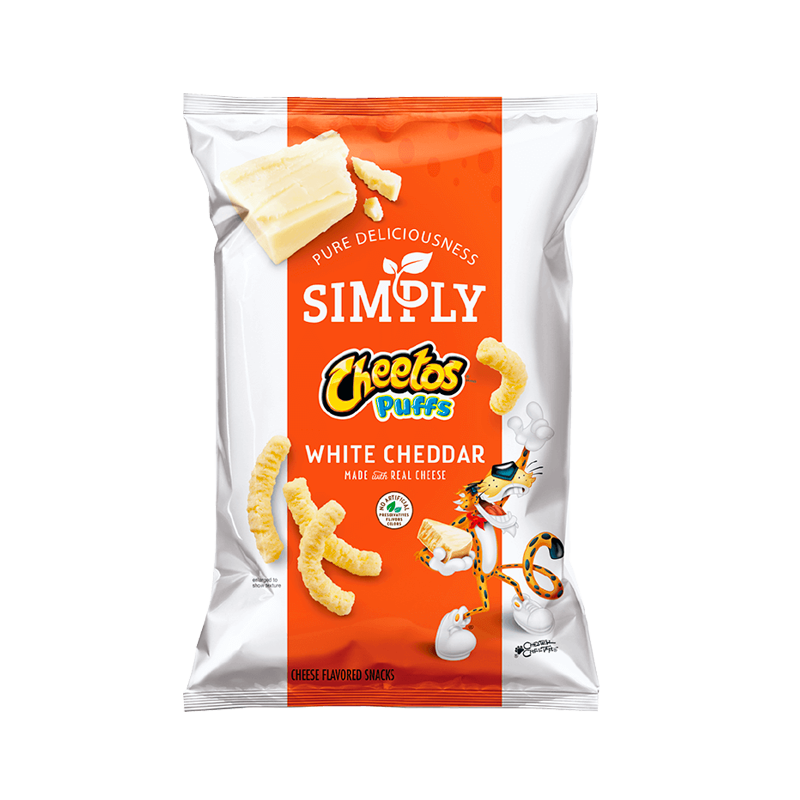 Simply Cheetos Puffs White Cheddar Cheese 241g