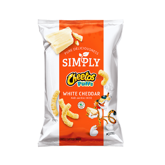 Simply Cheetos Puffs White Cheddar Cheese 241g