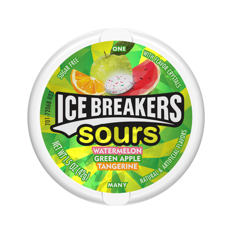 Ice Breakers Sours Sour Fruits Sugar Free Mints