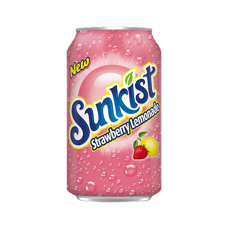 Sunkist Strawberry Lemonade 355ml