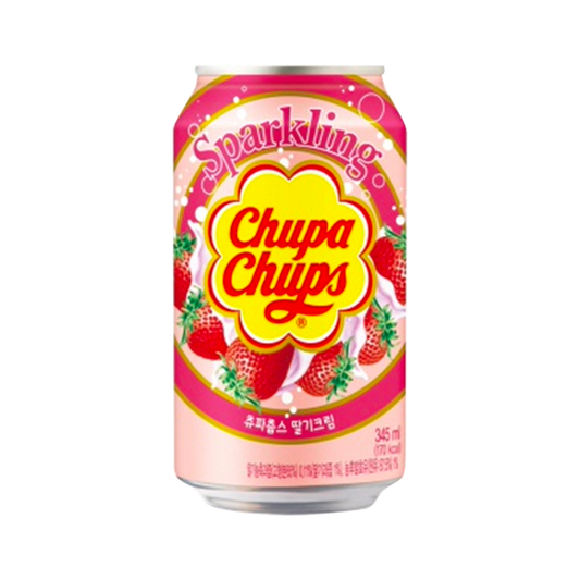 Chupa Chups Strawberry and Cream Drink 345ml