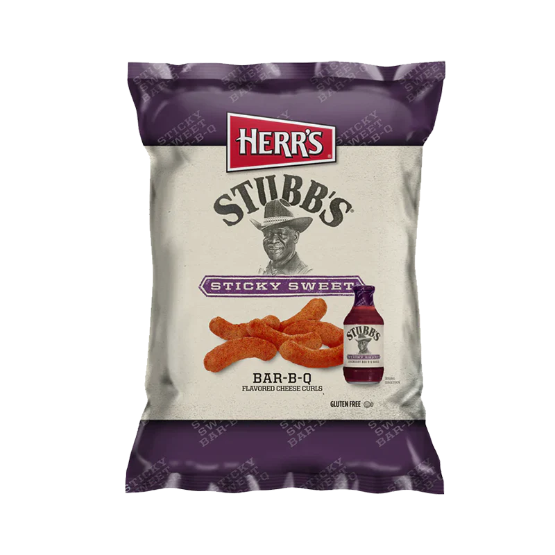 Herr's Stubb's Sticky Sweet Cheese Curls