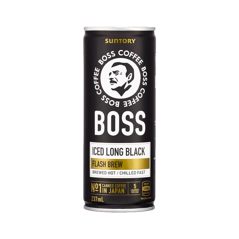 Suntory Boss Coffee Iced Long Black 237ml