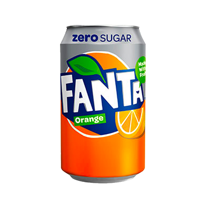 UK Fanta Orange Zero Sugar 330ml