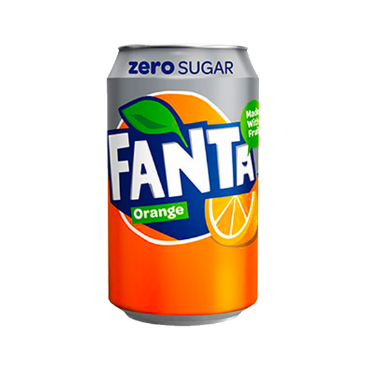 UK Fanta Orange Zero Sugar 330ml